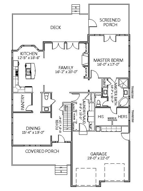 3 Bedrooms and 2.5 Baths - Plan 5514