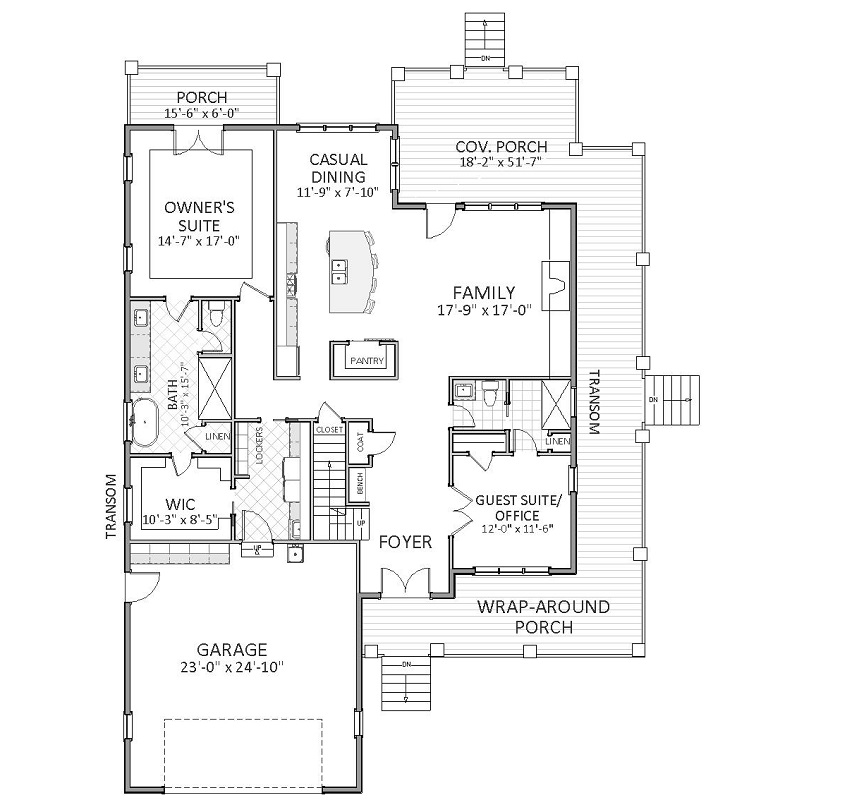 Beautiful Country Style House Plan 7088 - Plan 7088