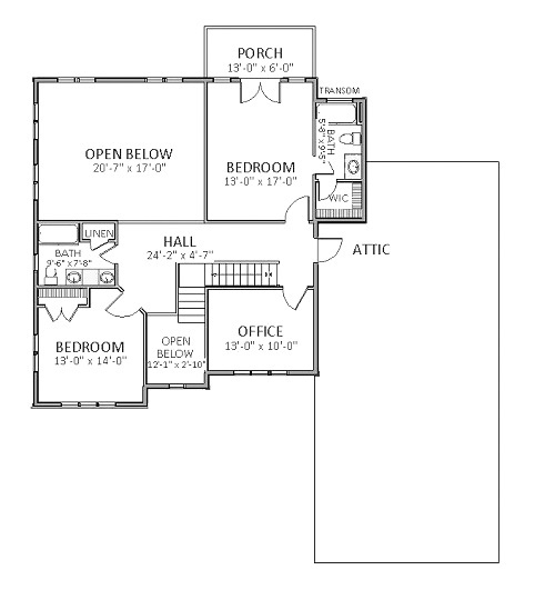 4 Bedrooms and 4.5 Baths - Plan 6124