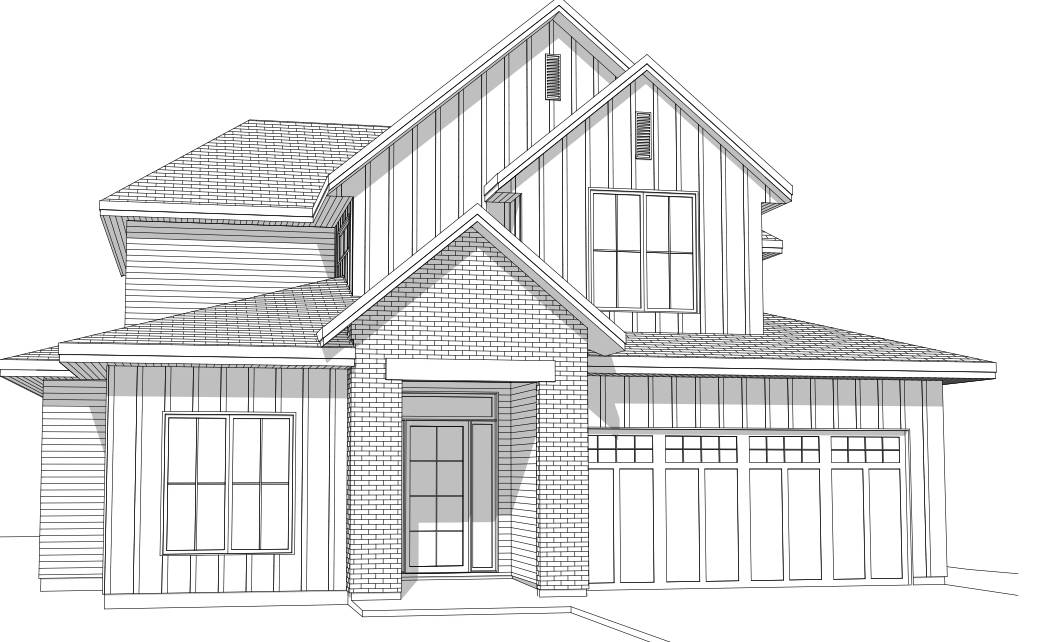 Architect's Schematic Front Rendering