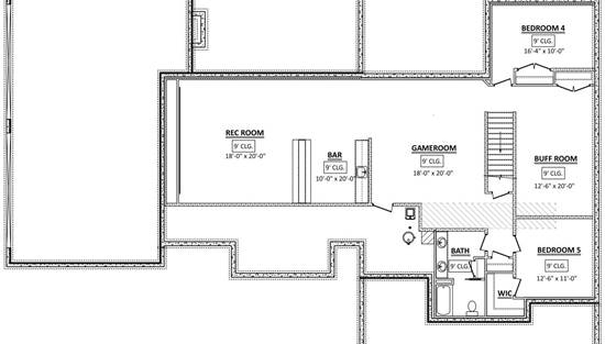 Finished Basement Plan