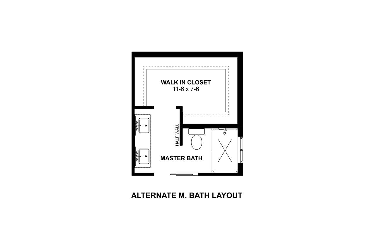 Alternate Bath Layout