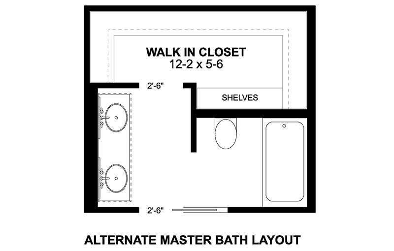 Alternate Bath Layout