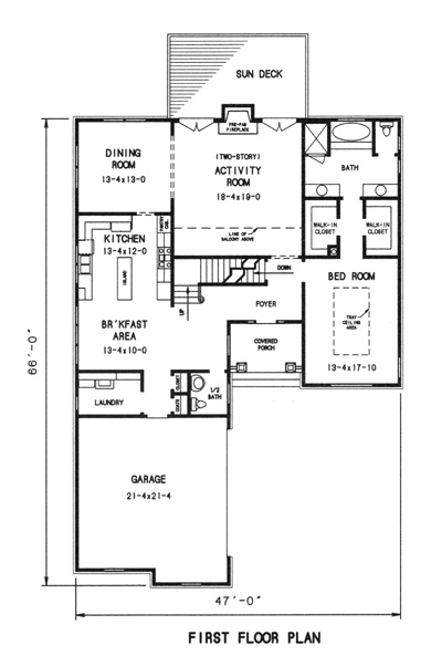 1st floor plan