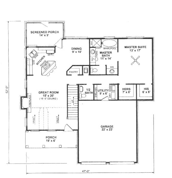 Mediterranean House Plan with 3 Bedrooms and 2.5 Baths - Plan 5924