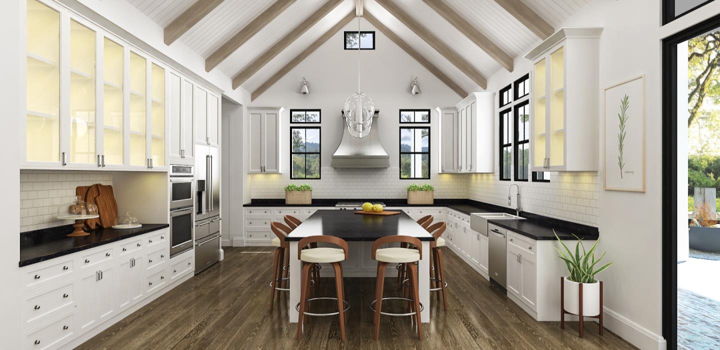 house plan with big kitchen