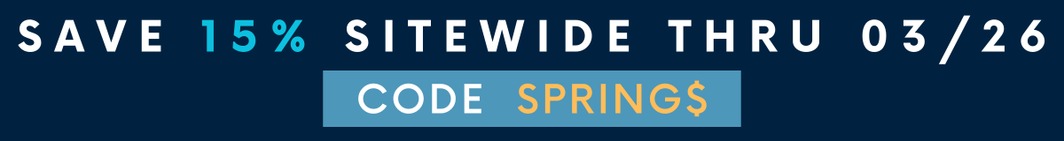 SITEWIDE SPRING SALE NOW!